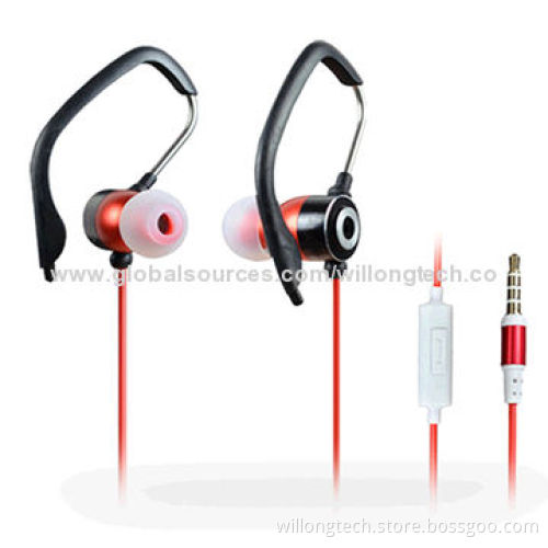 Meatl Earphones for Sports, Clip-on and Waterproof Design, Comfortable to Wear